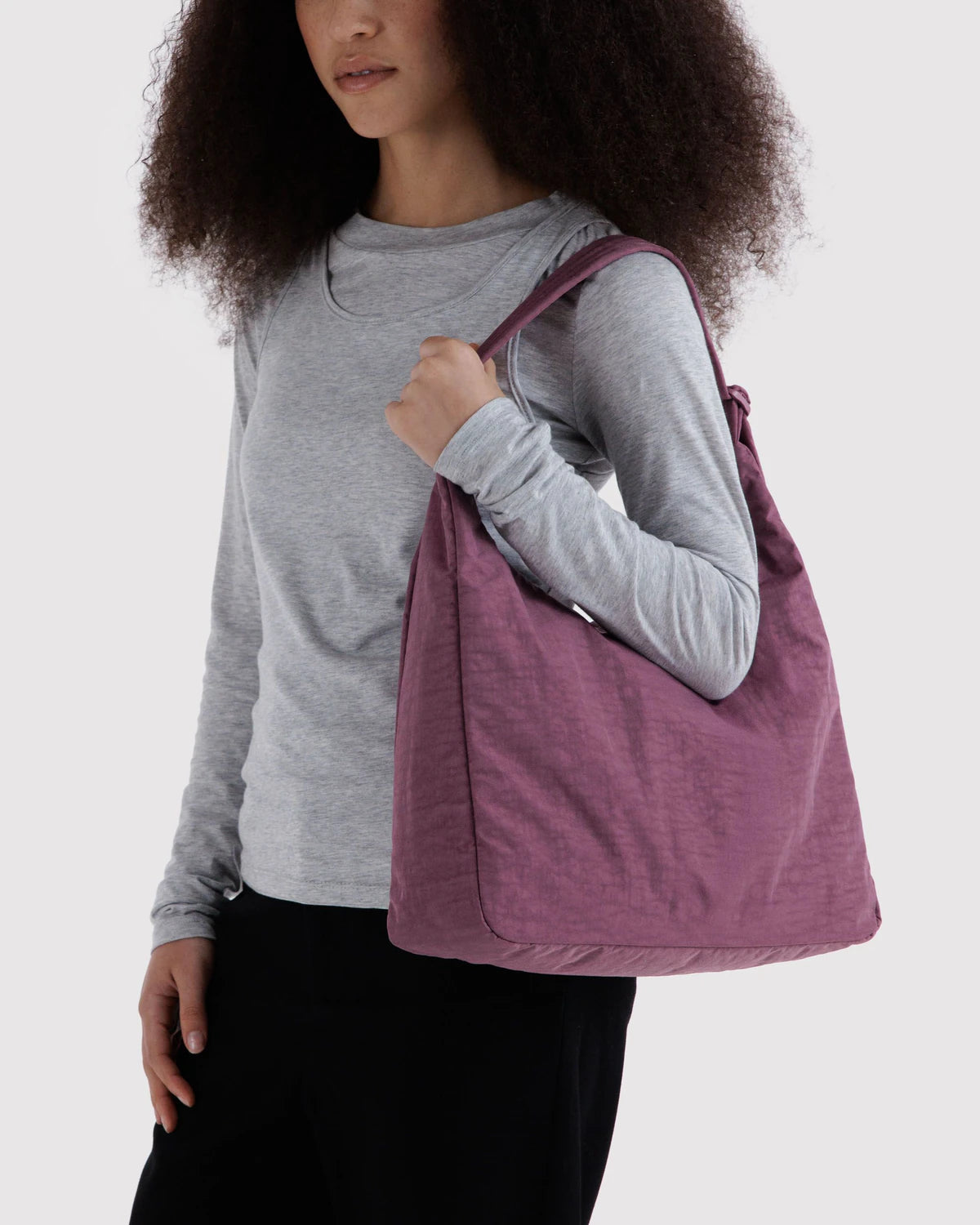 Baggu Nylon Shoulder Bag - Wild Plum