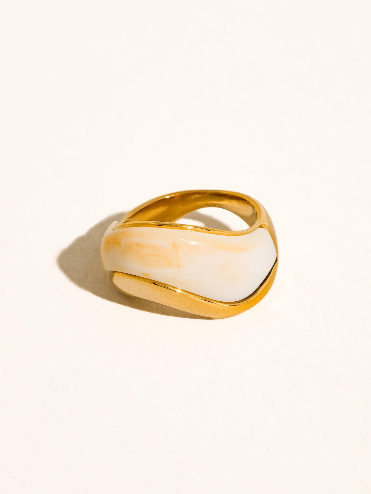 Fennel 18K Gold Non-Tarnish Statement Ring - Proper