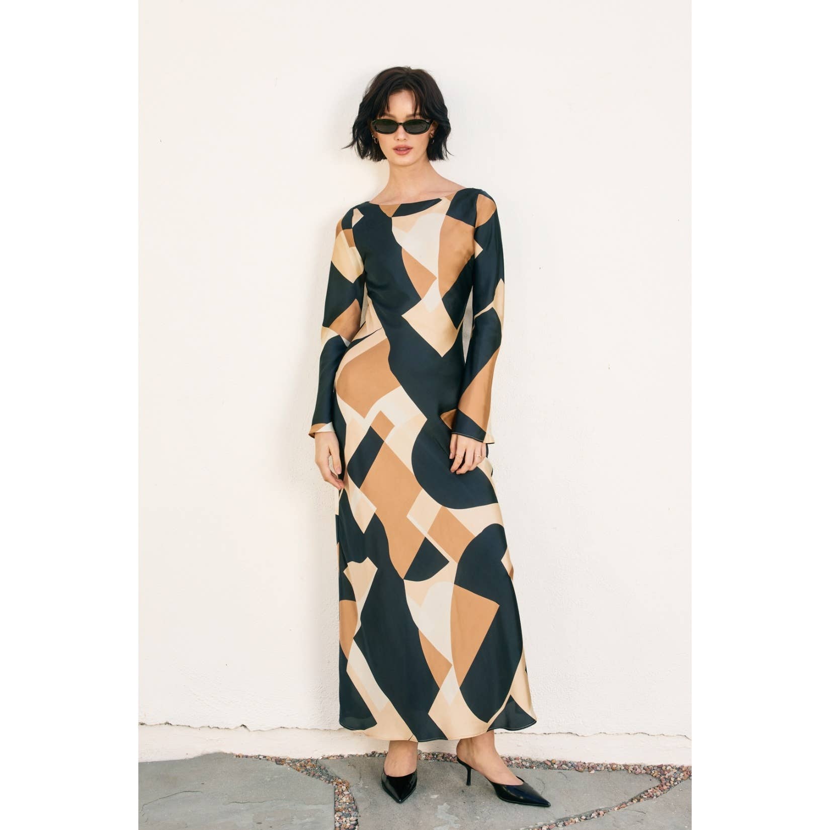 First Class Boat Neck Maxi Dress - Proper