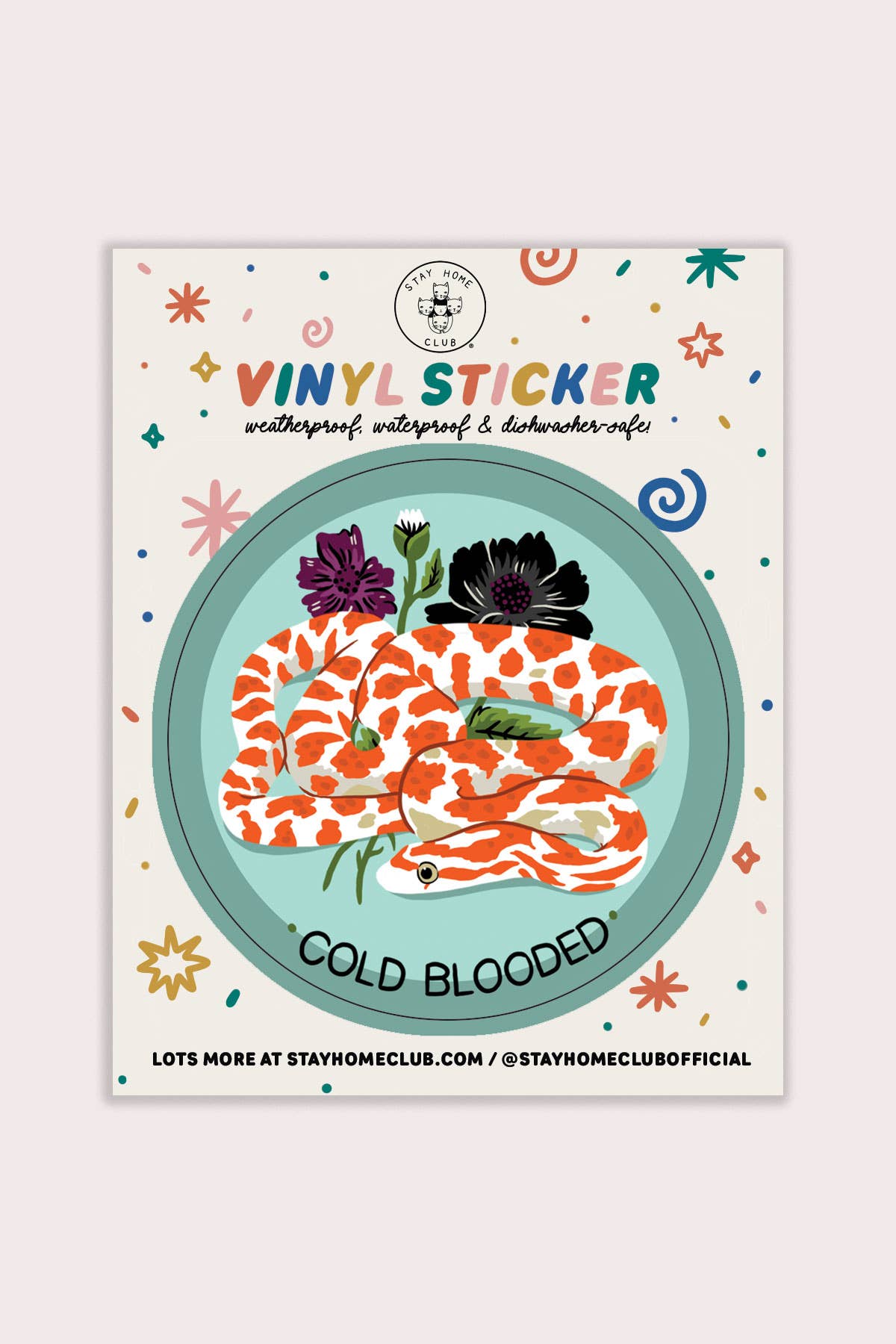 Cold Blooded Sticker | Waterproof Vinyl Sticker - Proper