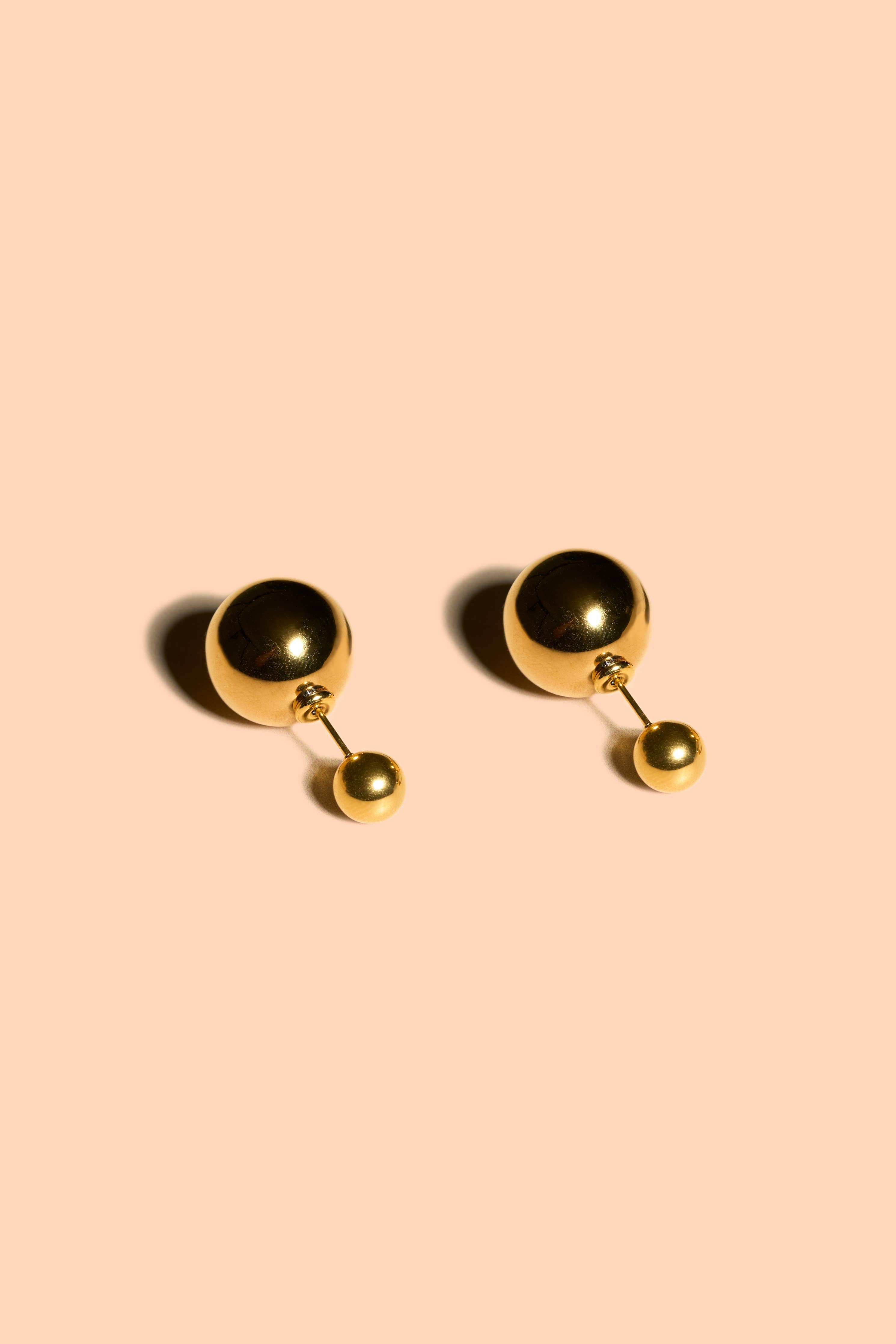 Duo Studs - 18k Gold Plated - Proper