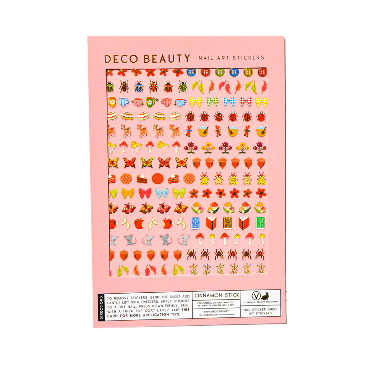 Nail Art Stickers - Cinnamon Stick