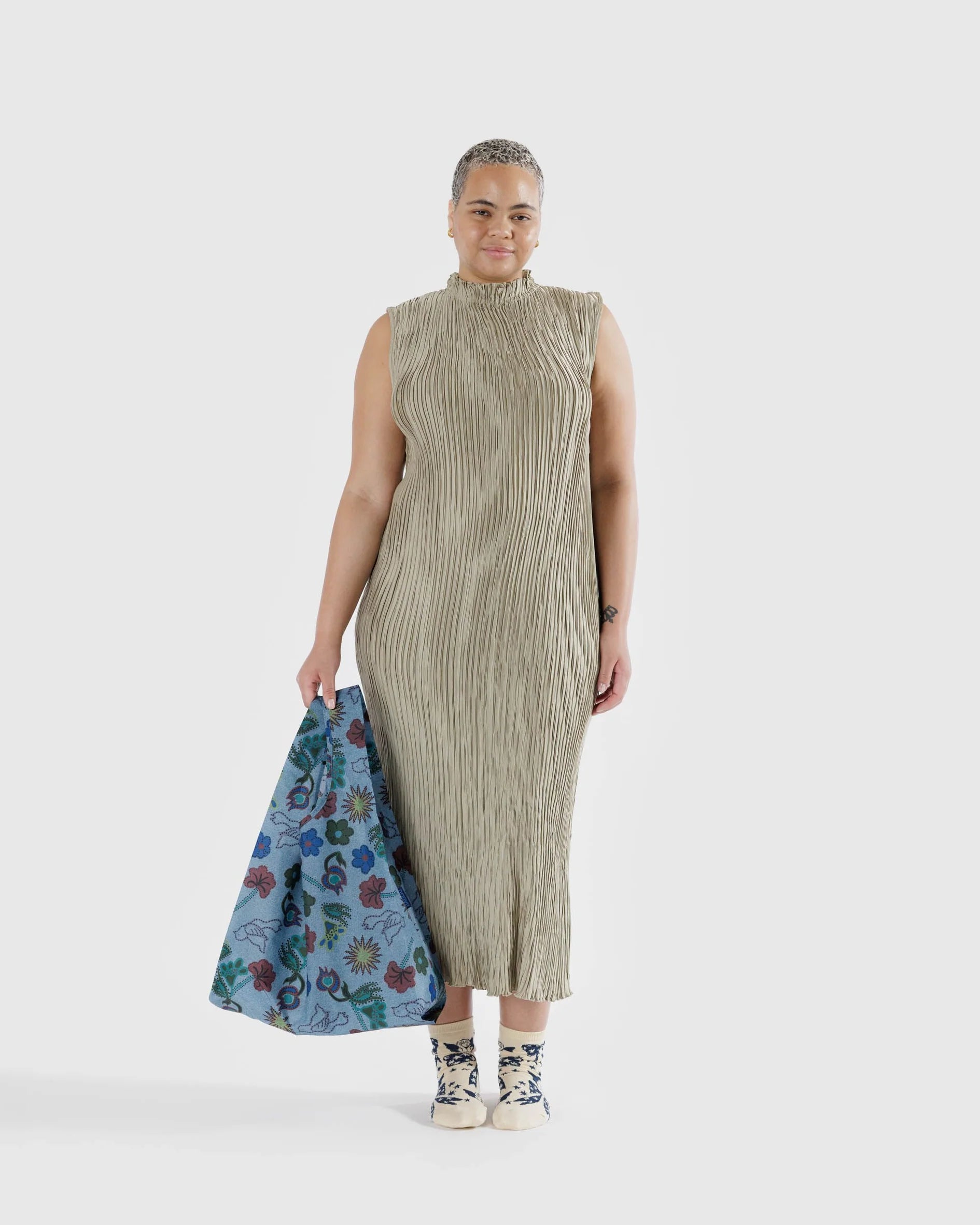 Standard Baggu - Digital Denim Birds - Proper