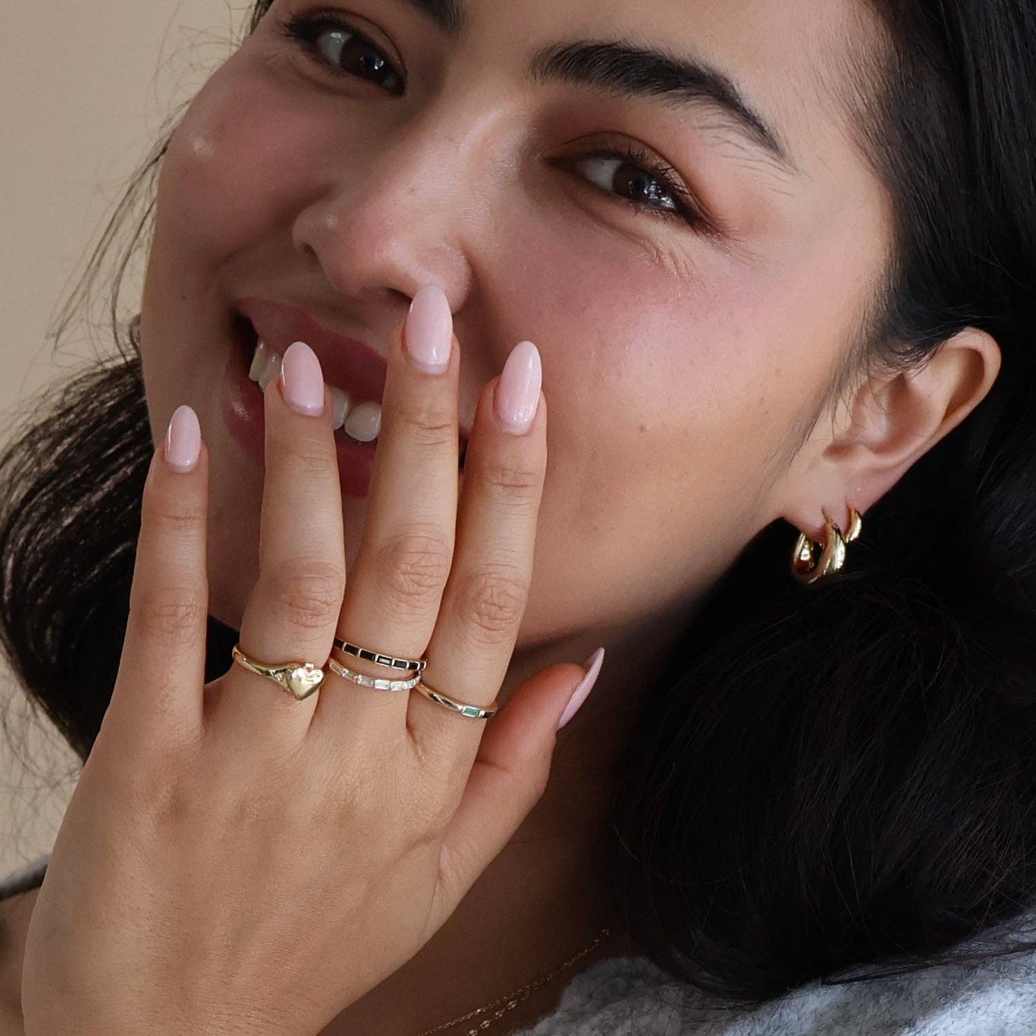 Mini Crystal Dome Ring - Proper