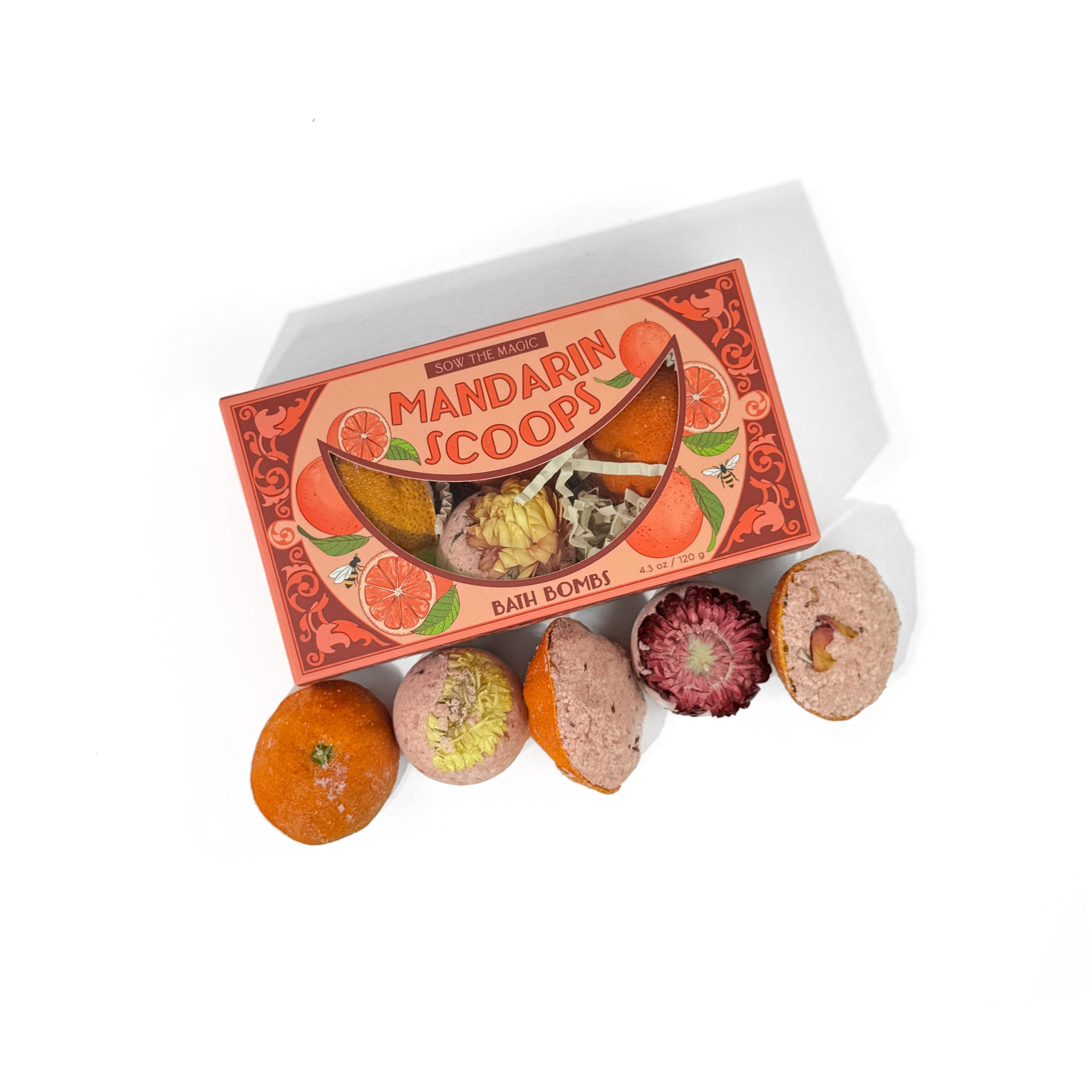 Mandarin Scoops Bath Bomb Gift Set - Proper