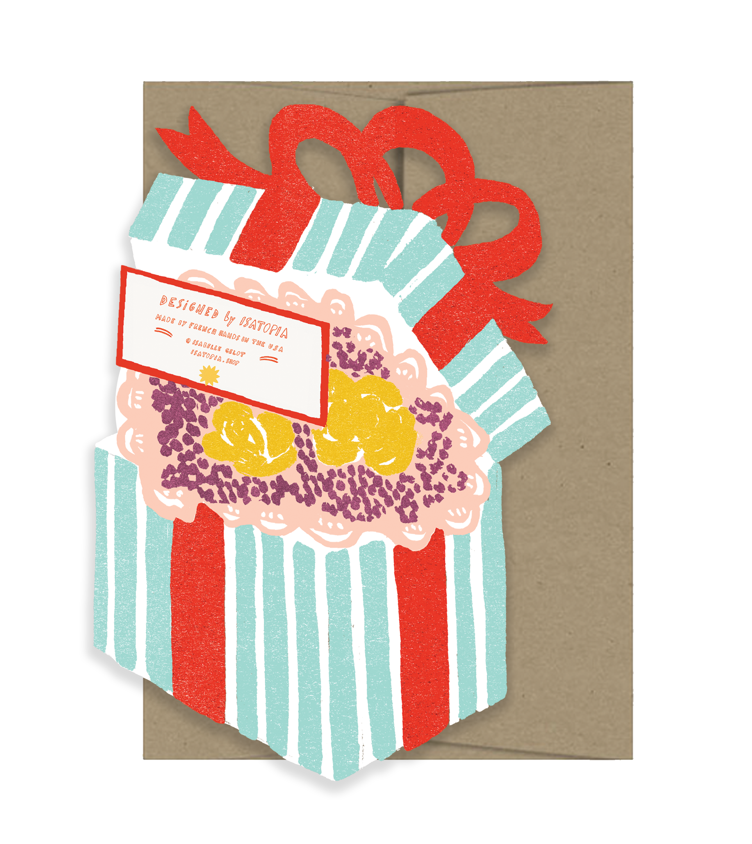 Happy Birthday Gift Die Cut Card - Proper