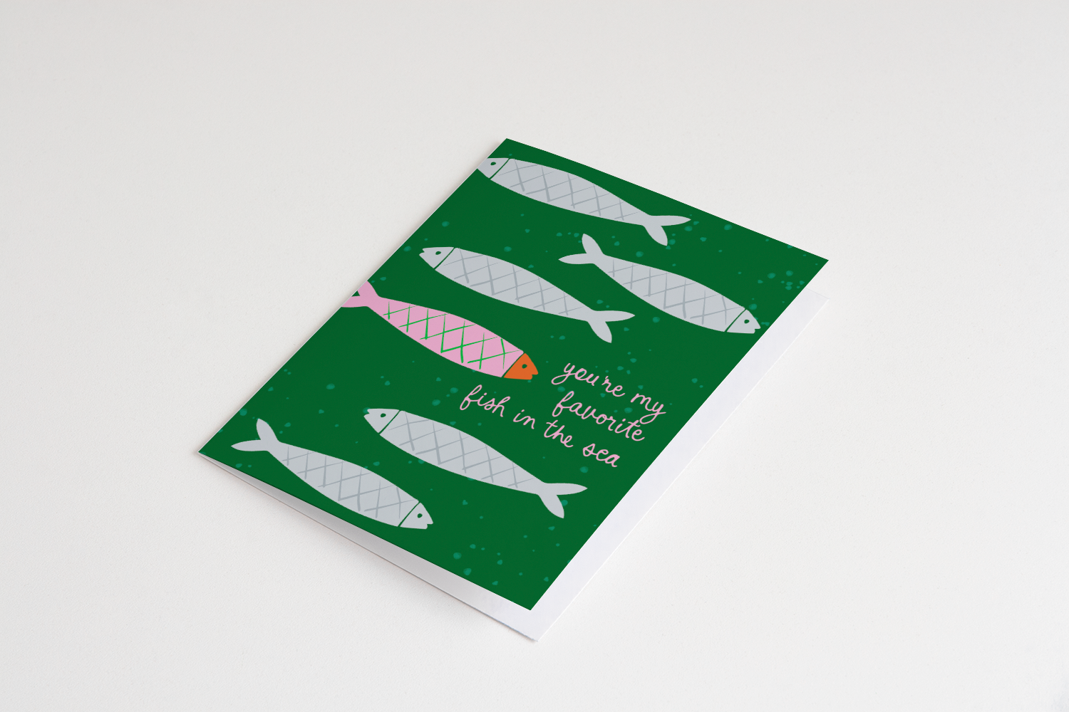 Fish In The Sea Love Greeting Card
