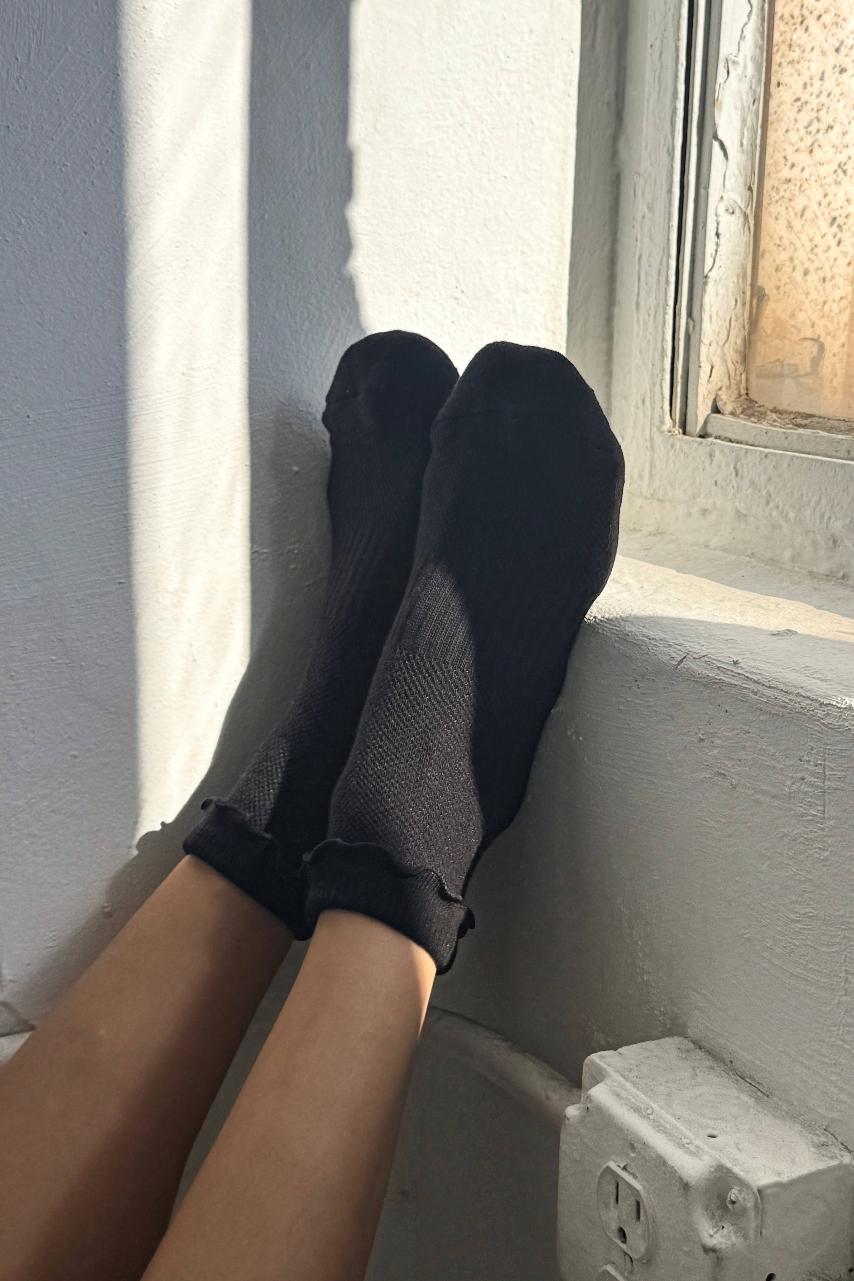 Ruffled Hugger Crew Socks  (Wholesale) - Proper