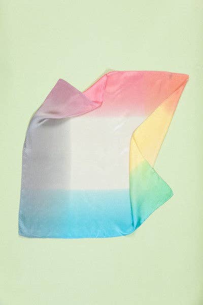 Ombre Color Square Scarf