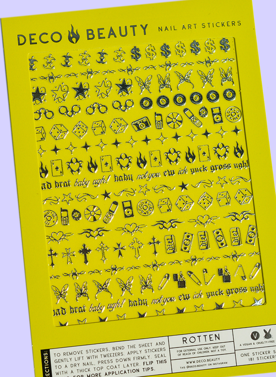 Nail Art Stickers - Rotten - Proper