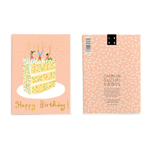 Confetti Cake - Birthday Card - Proper