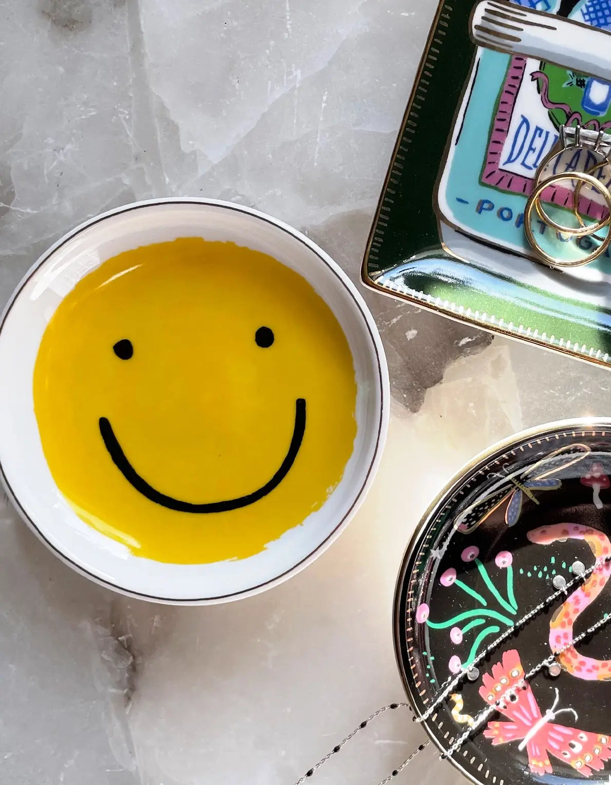 Smiley Trinket Dish - Proper