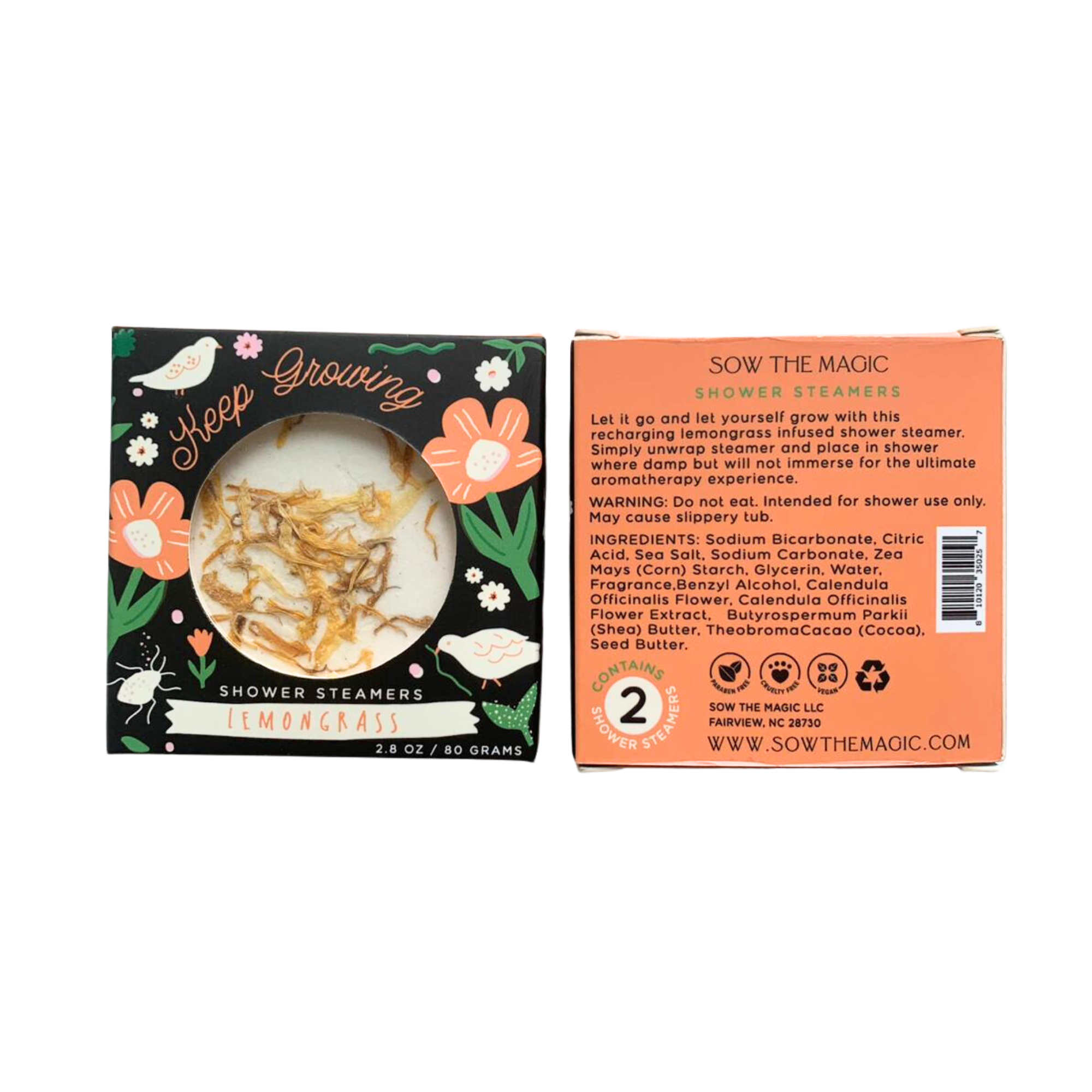 Keep Growing Lemongrass Shower Steamer Duo - Proper