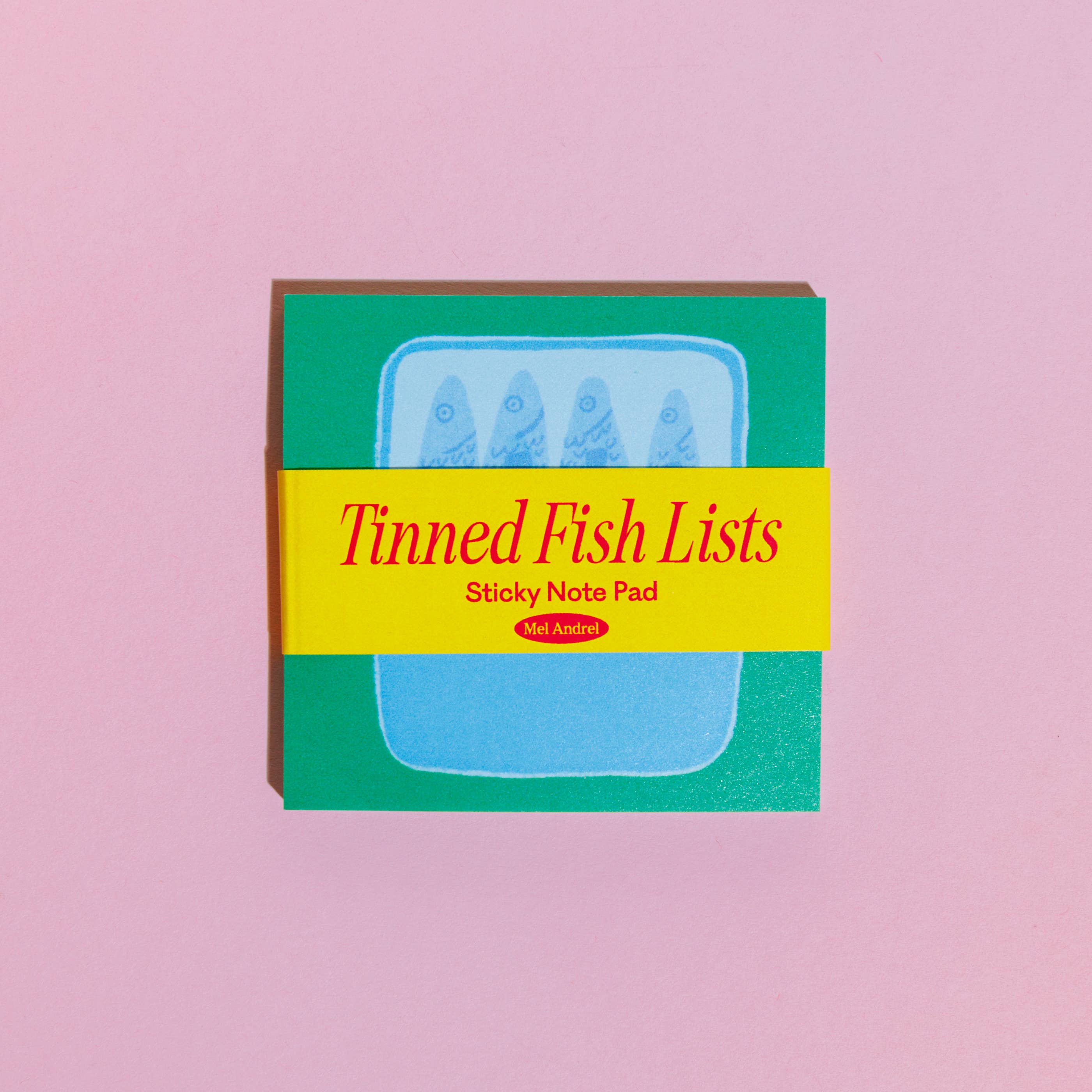 Tinned Fish Lists Sticky Notes - Proper