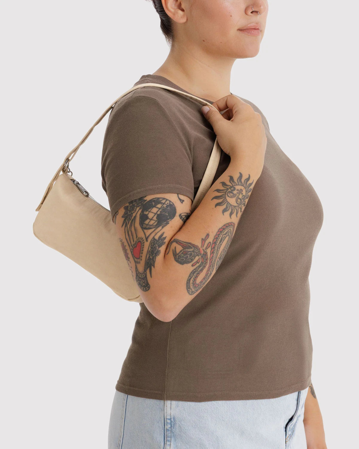 Baggu Nylon Pochette - Custard - Proper