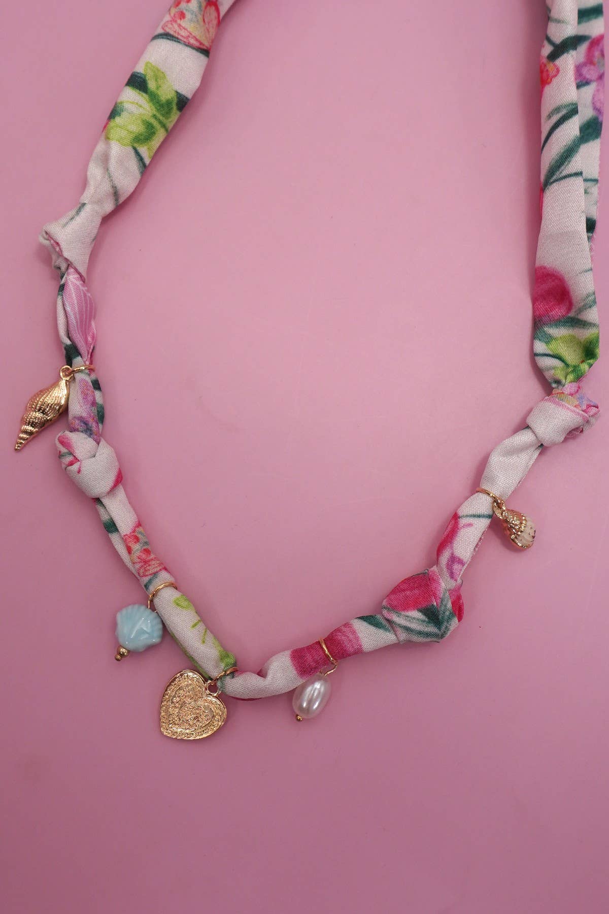 Lilou Scarf Charm Necklace - Proper