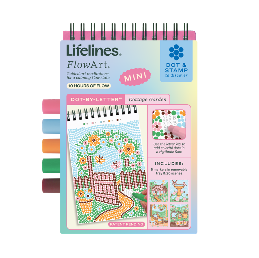 MINI FlowArt - Dot By Letter- Cottage Garden - Proper