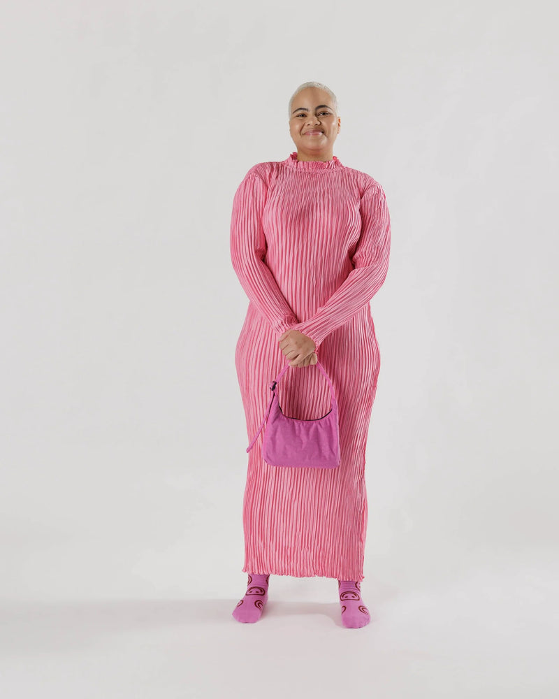 Mini Nylon Shoulder Bag - Extra Pink - Proper