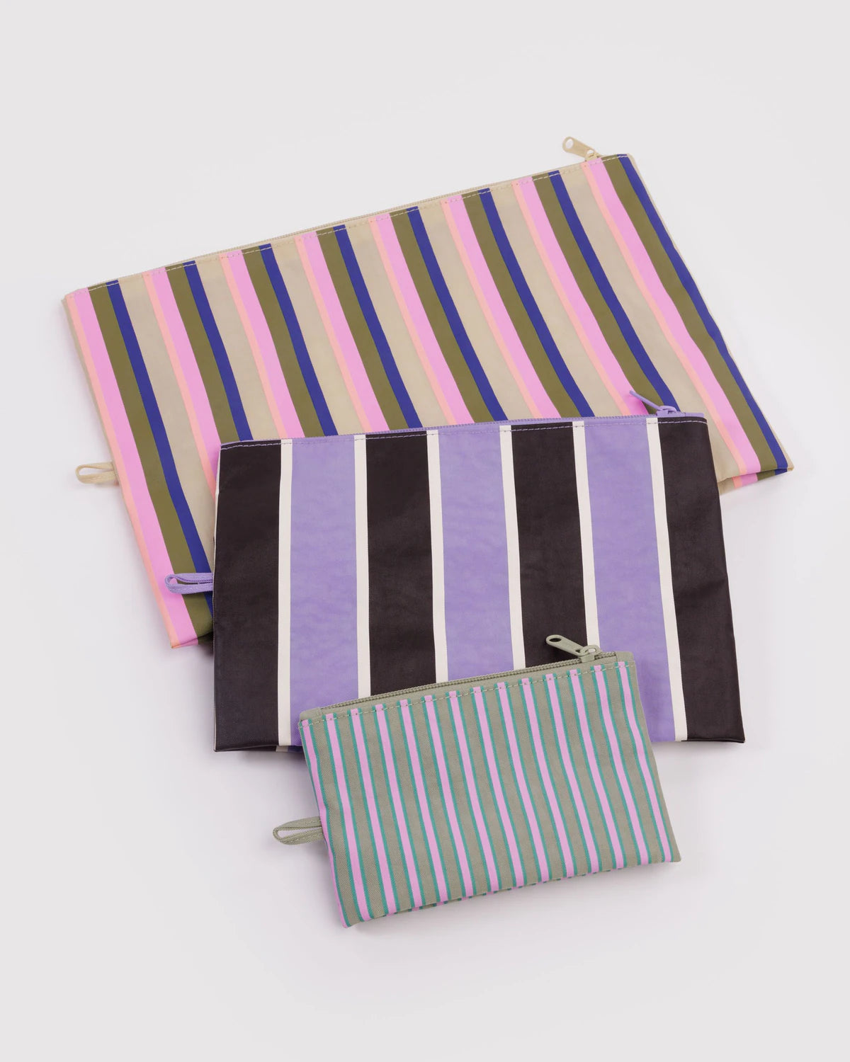 Baggu Go Pouch Set - Candy Shop Stripes - Proper