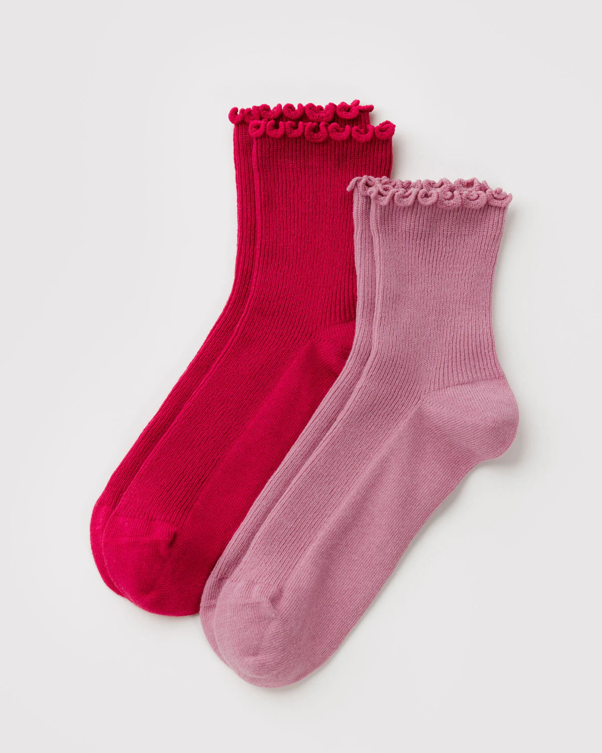 Baggu Lettuce Edge Sock Set of 2