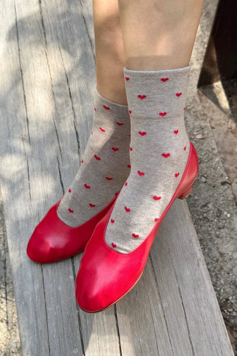 Heart Sneaker Socks - Proper