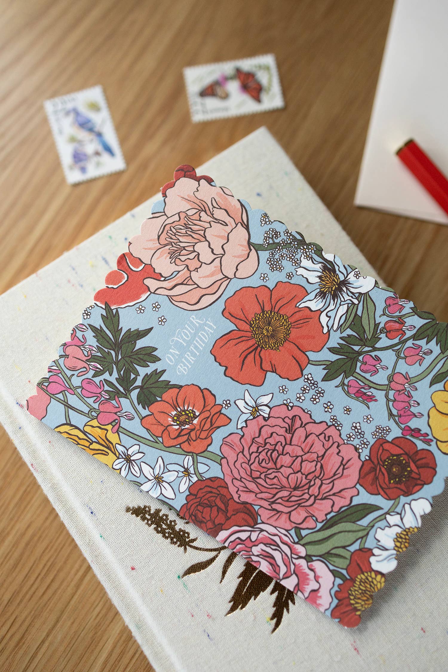 Birthday Flowers Card