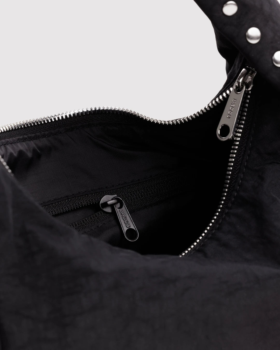 Small Nylon Meringue Bag - Studs