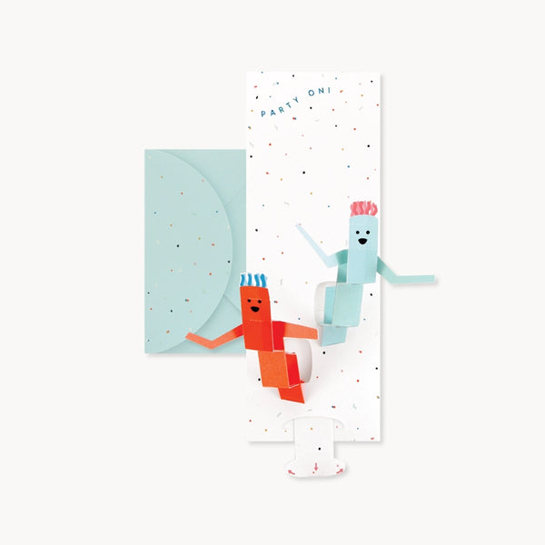 Totally Tubular Pop-Up Greeting Card - Proper