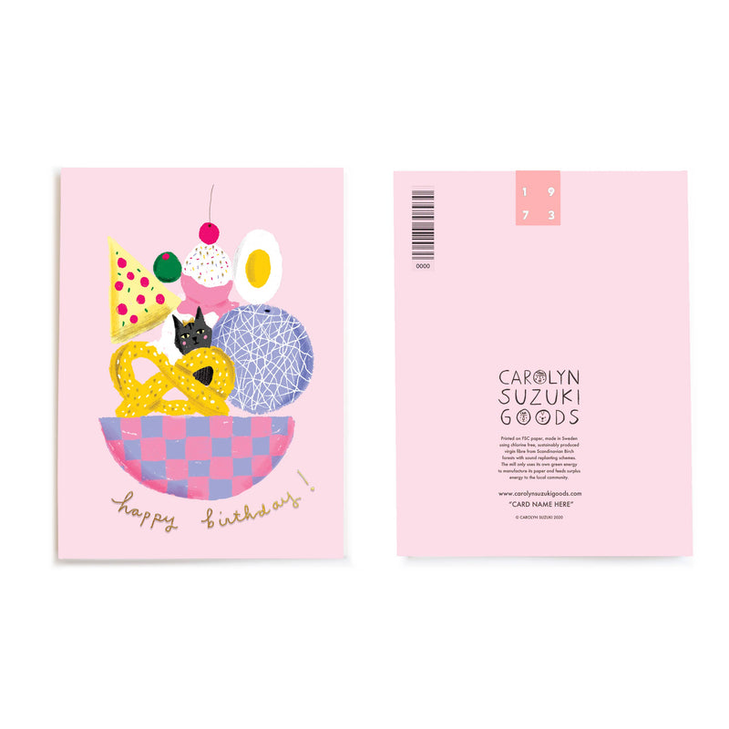 Favorite Things - Birthday Card - Proper