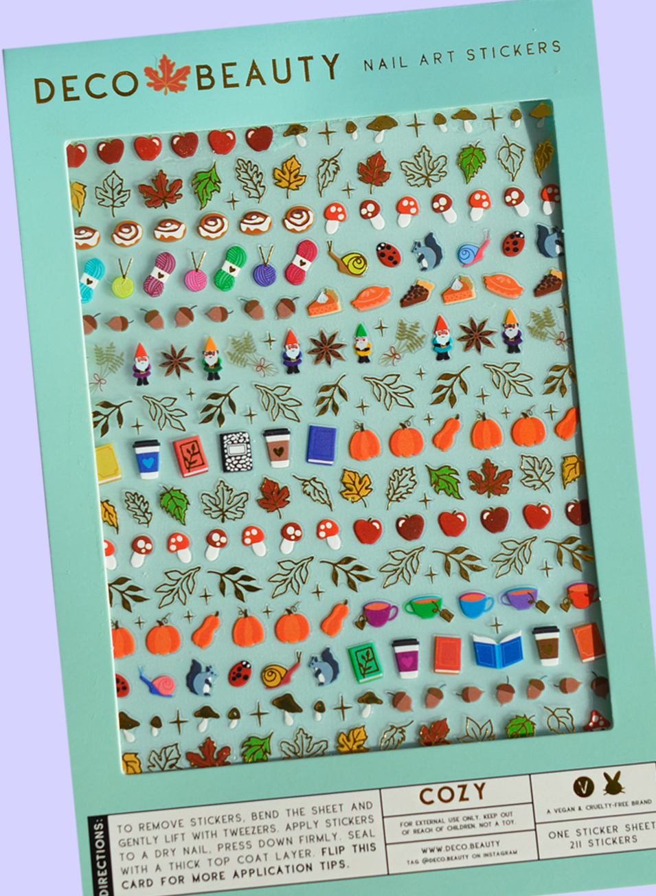 Nail Art Stickers - Cozy - Proper