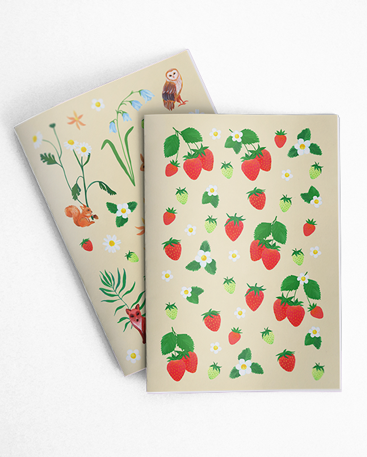 Strawberries Mini Notebook - Proper