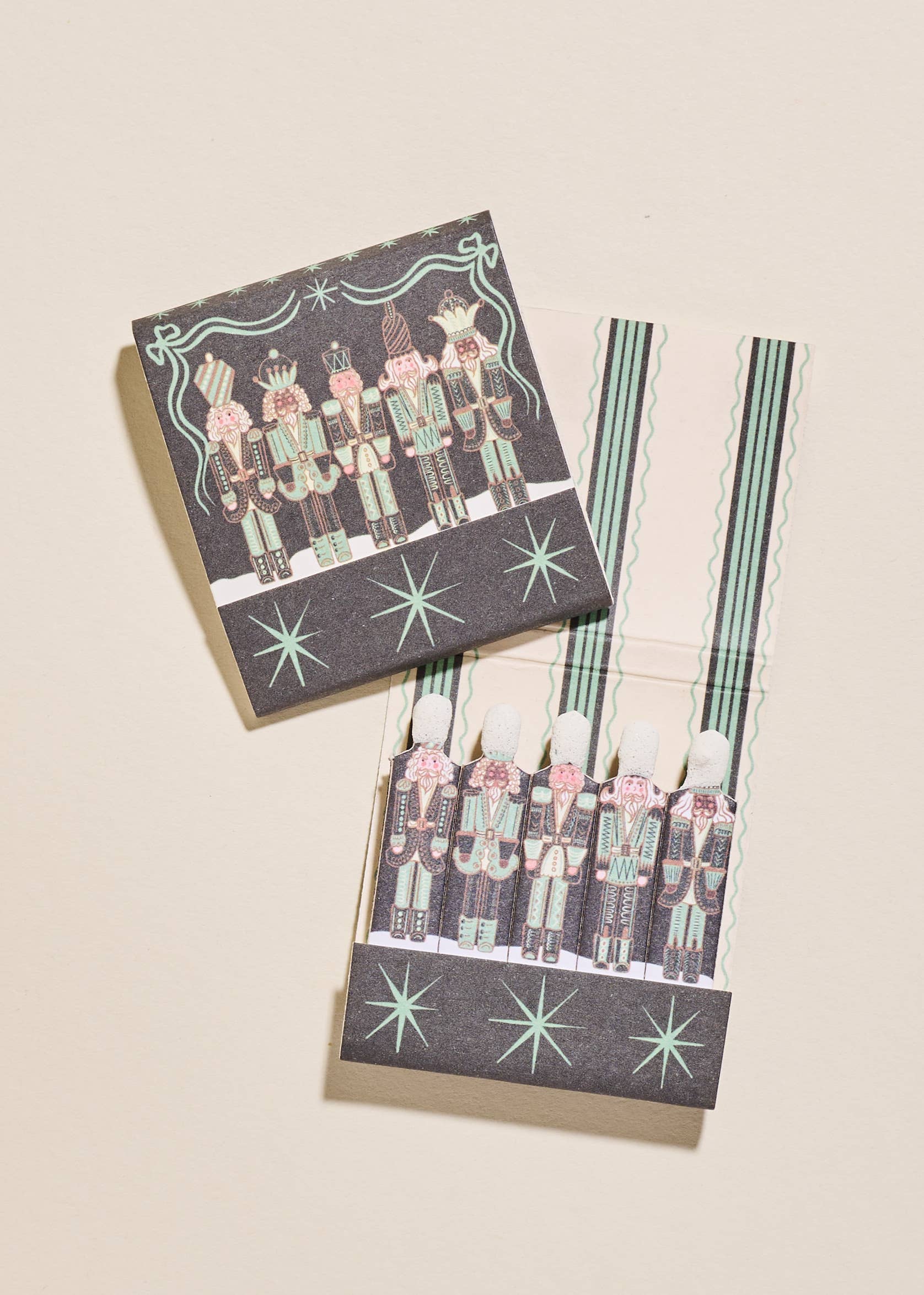 Green Nutcracker 10 Stem Matchbooks - Proper
