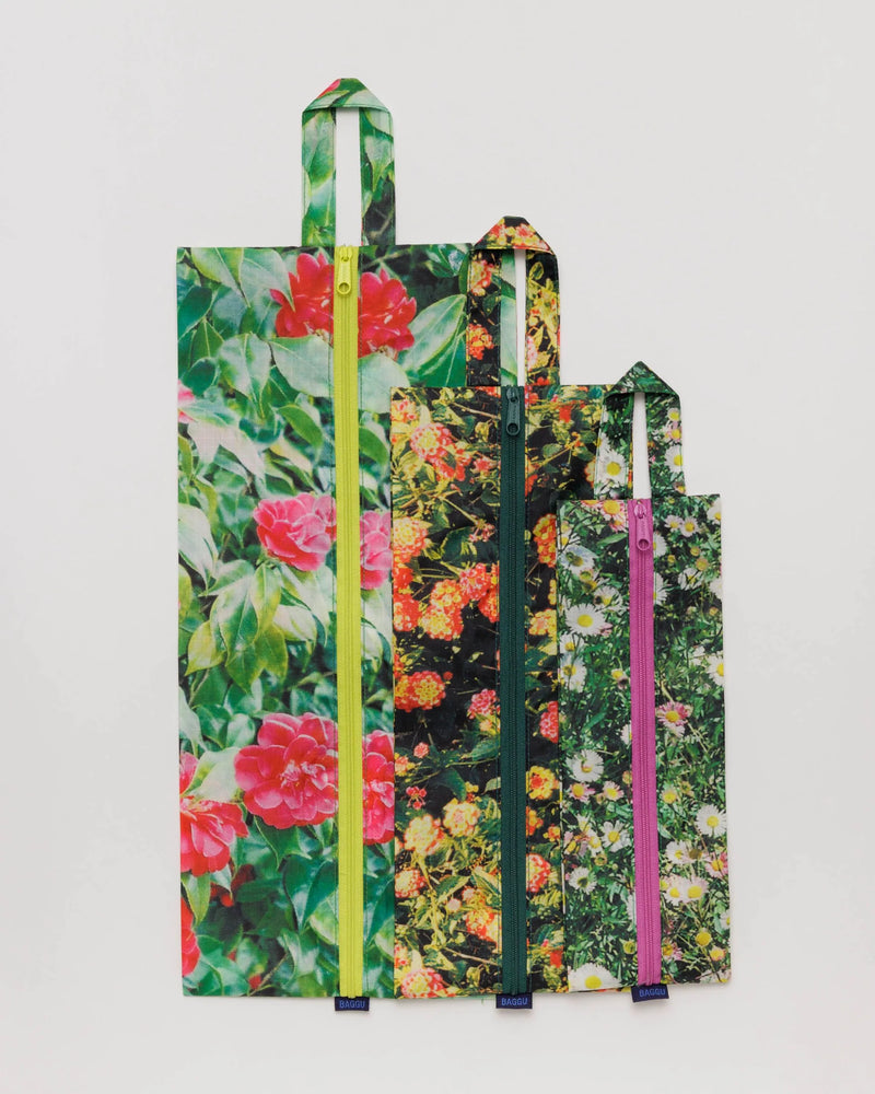 Baggu 3D Zip Set - Photo Florals - Proper
