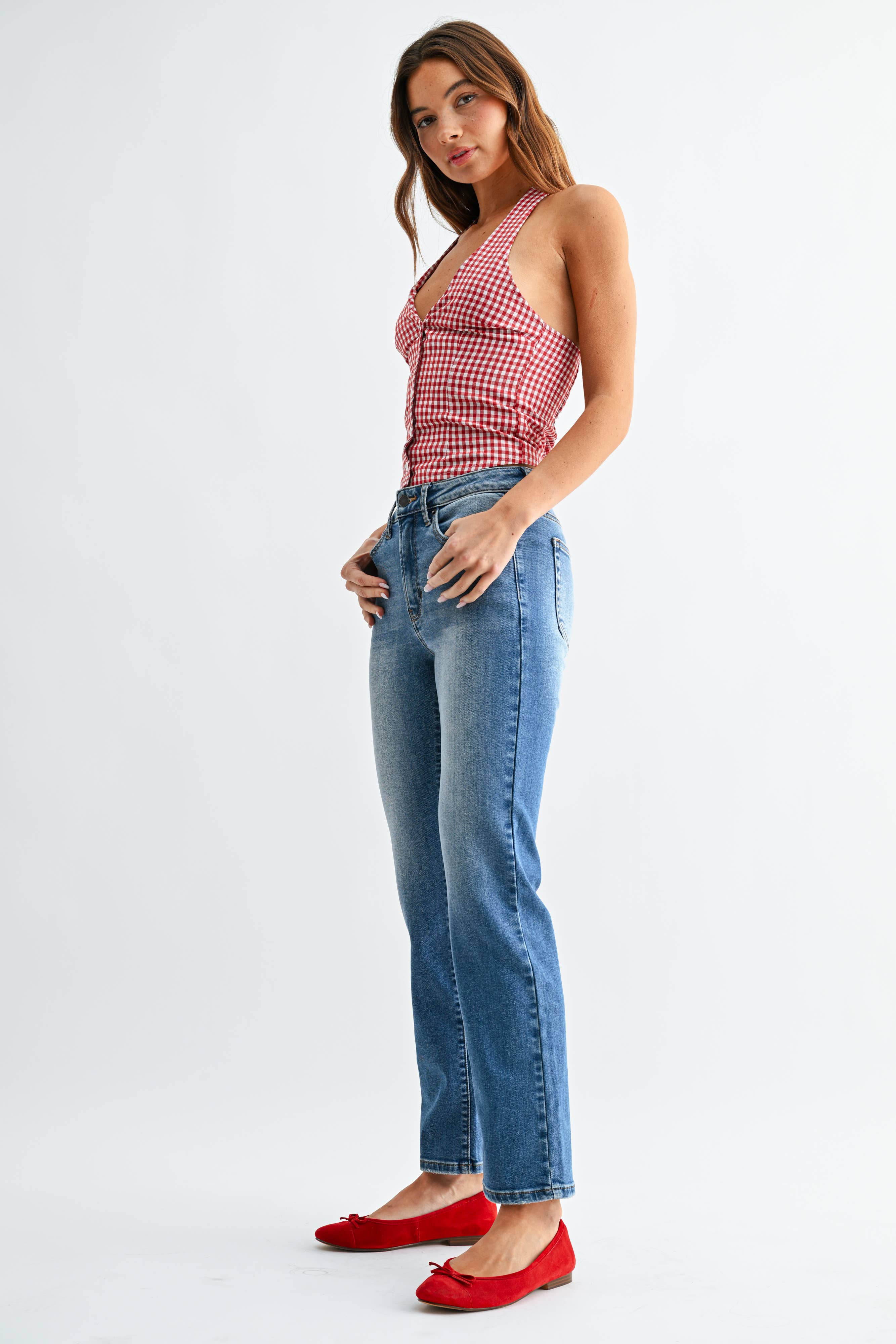 90's Stretch Straight Jeans - Proper