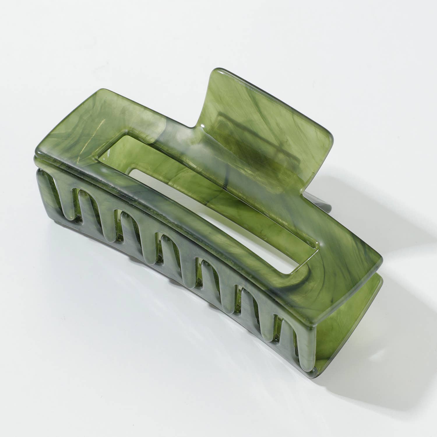 Jade Green Claw Clips