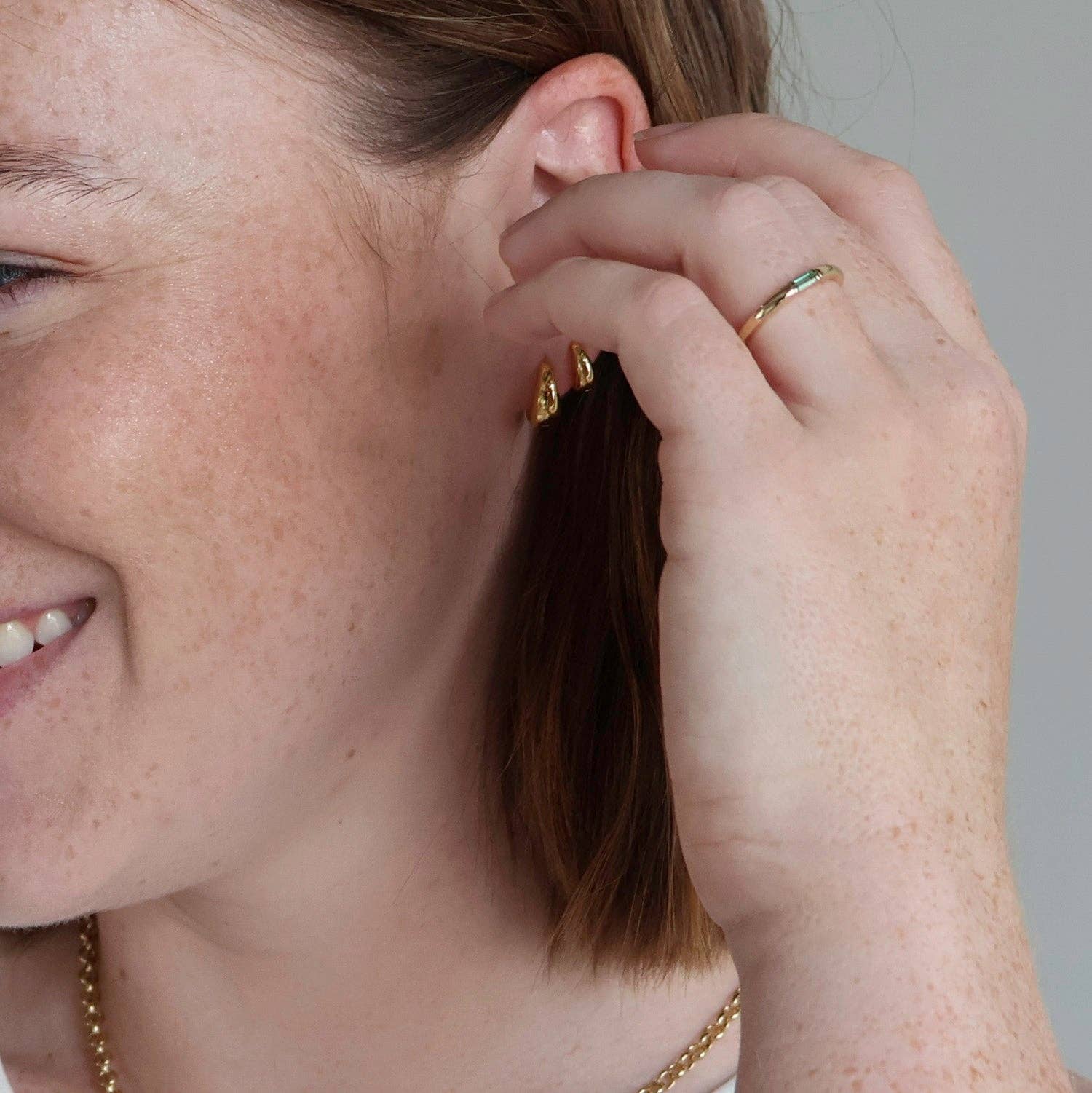 Mini Crystal Dome Ring - Proper