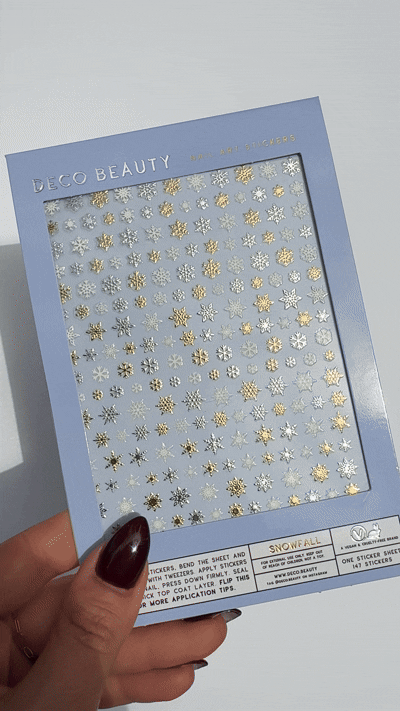 Nail Art Stickers - Snowfall