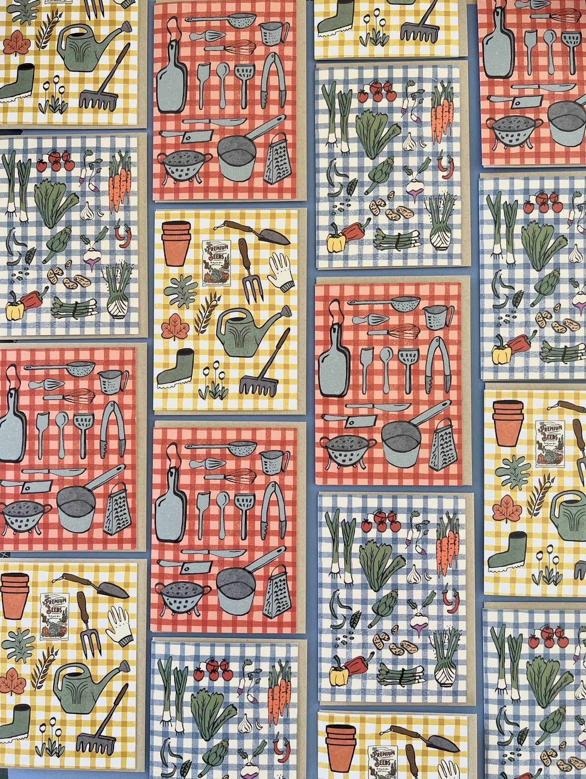 Cuisine/Cook Gingham Card - Proper