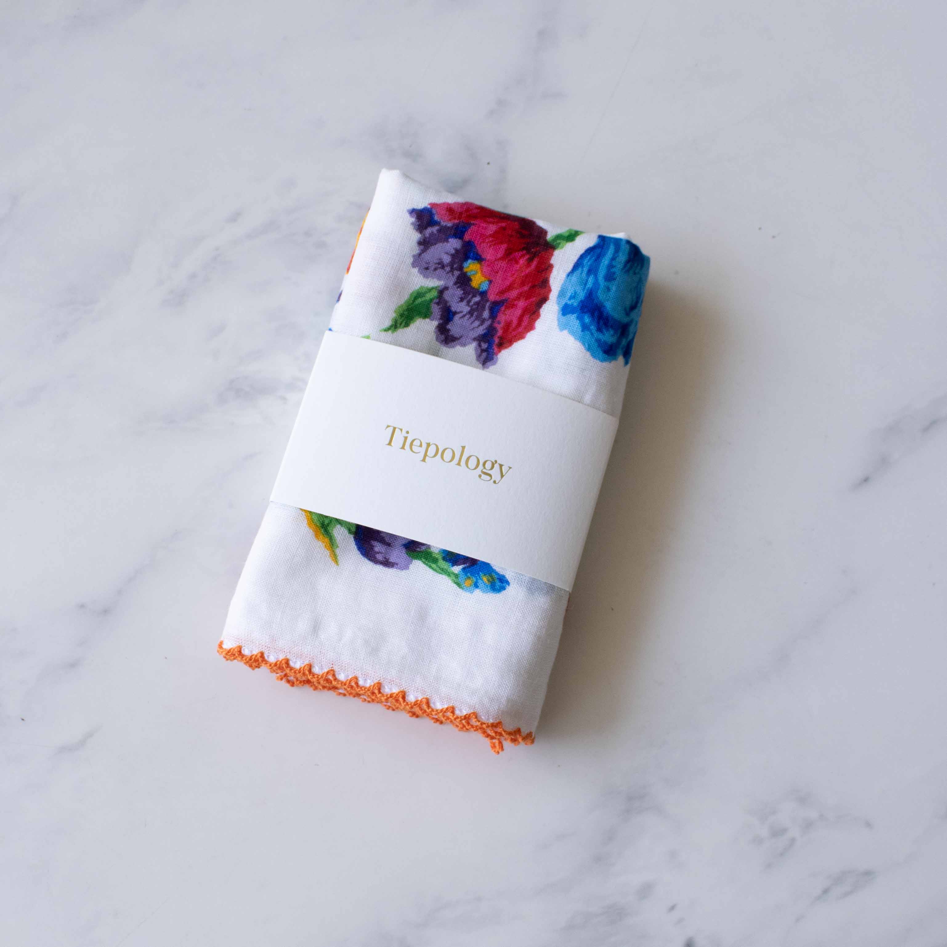 Evelyn Flower Bouquet Cotton Scarf