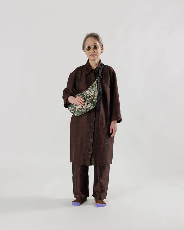 Daisy Baggu Medium Nylon Crescent Bag - Proper