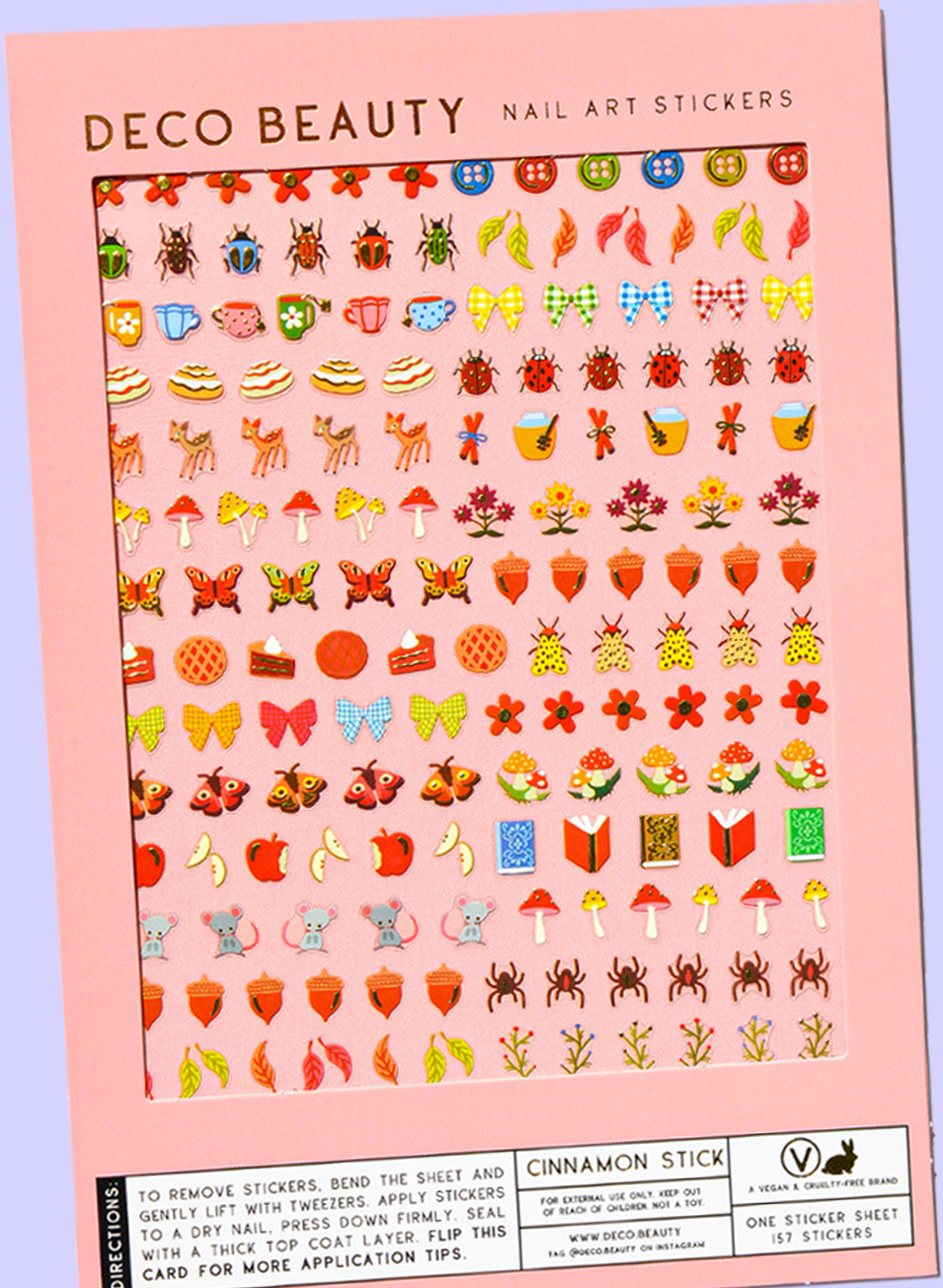 Nail Art Stickers - Cinnamon Stick