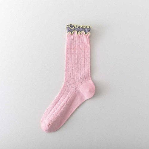 Sloane Ruffle Layered Socks - Proper