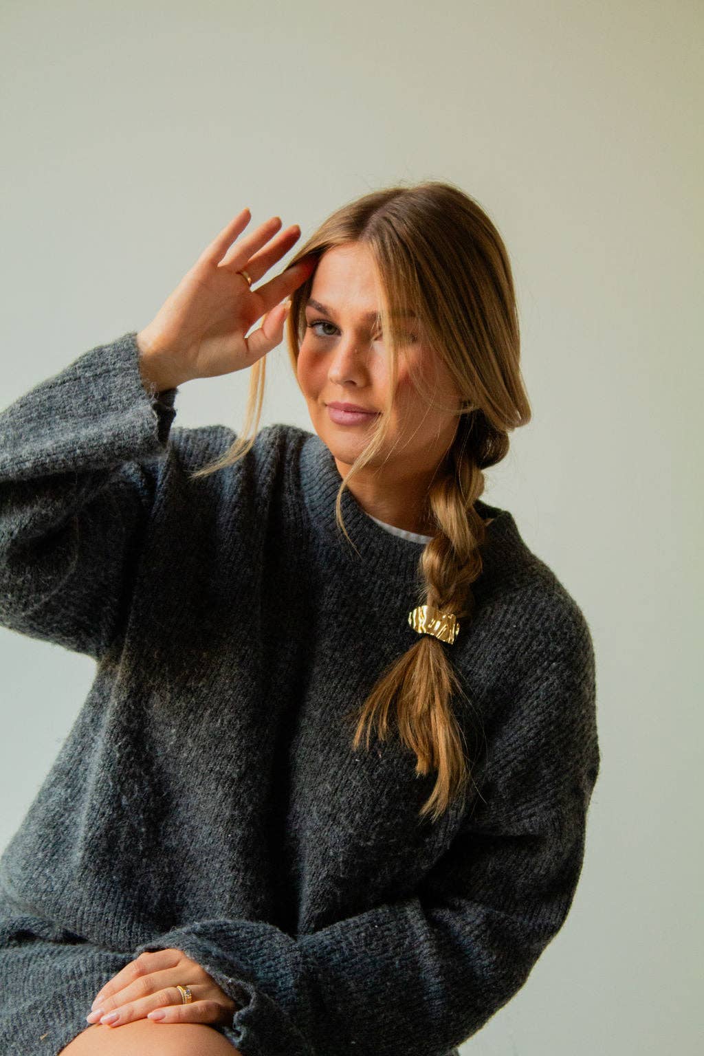Crinkled Ponytail Cuff - Proper