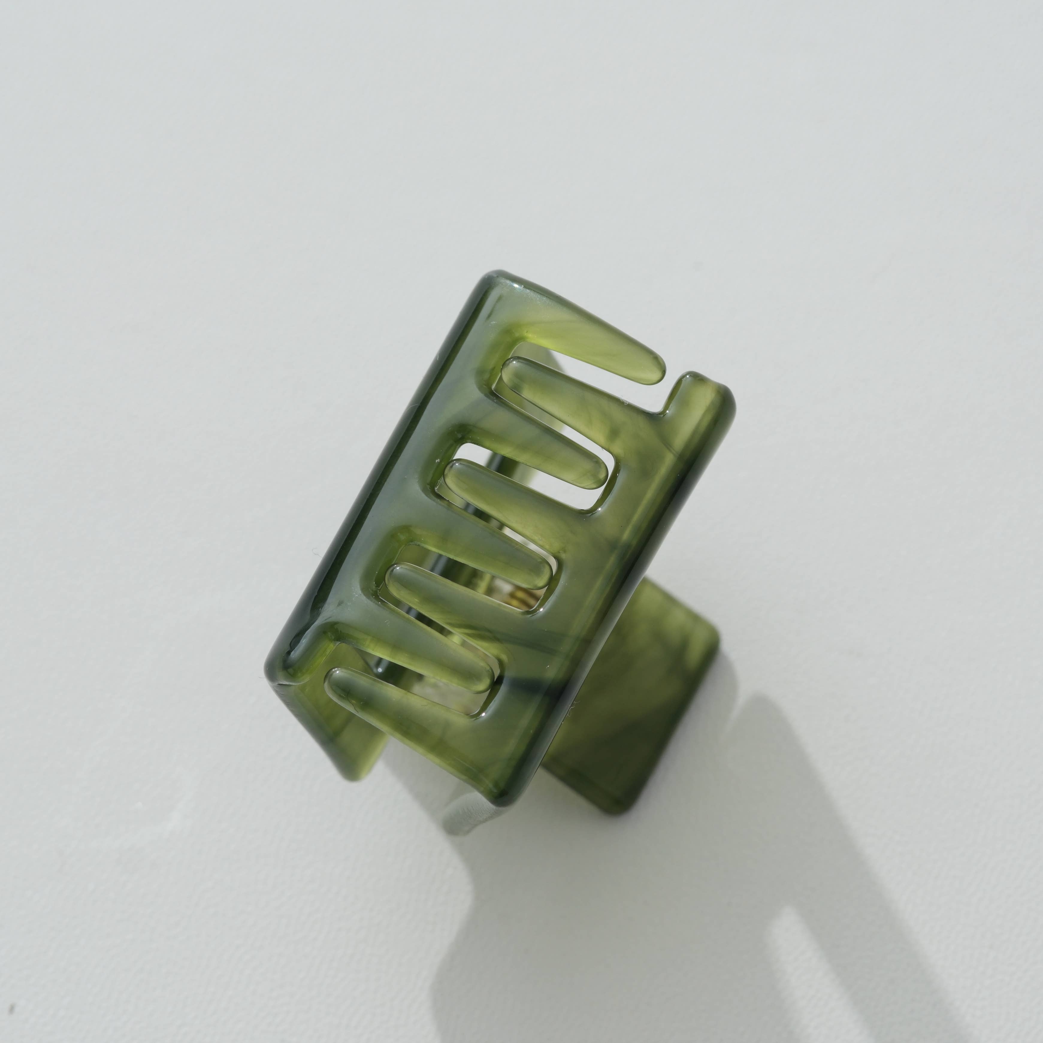Jade Green Mini Claw Clip