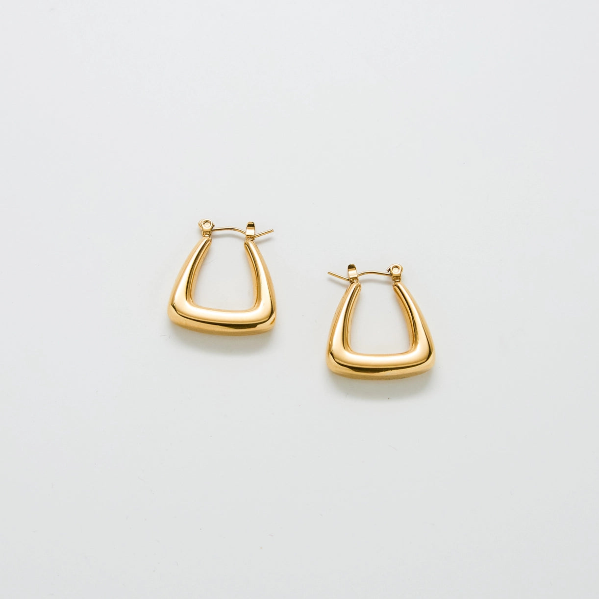 Triangle Hoop Earrings - Proper