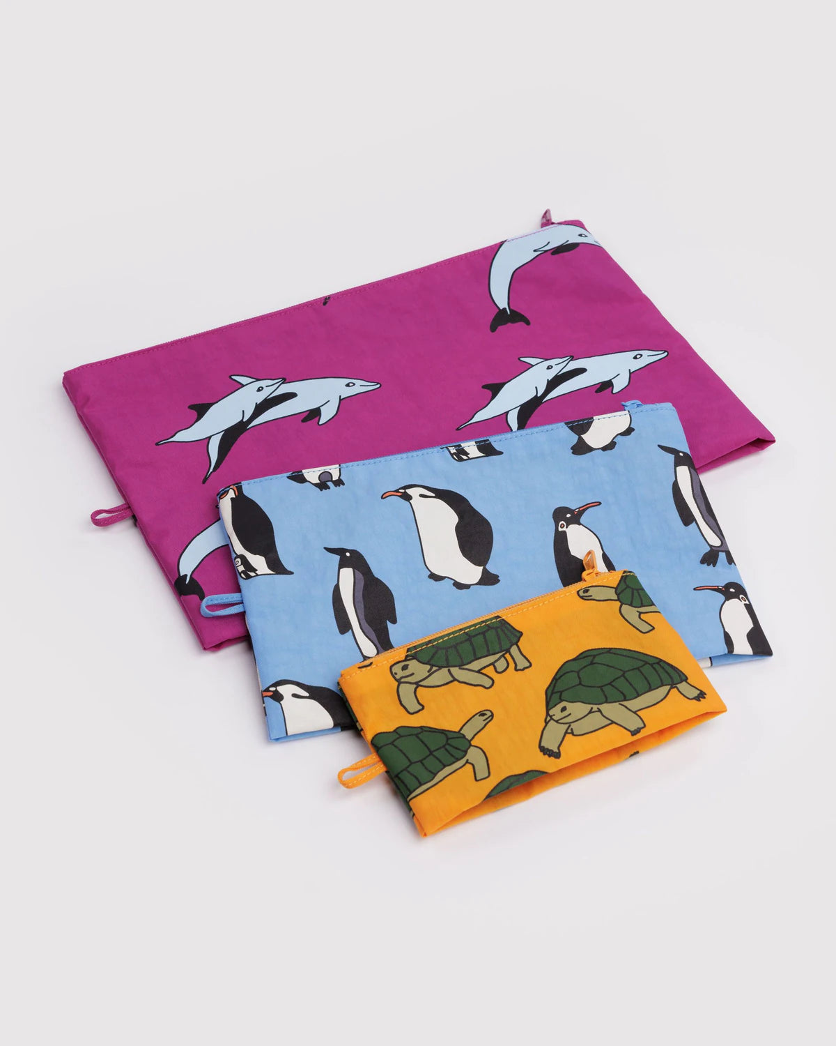 Baggu Go Pouch Set - Vacation Animals - Proper