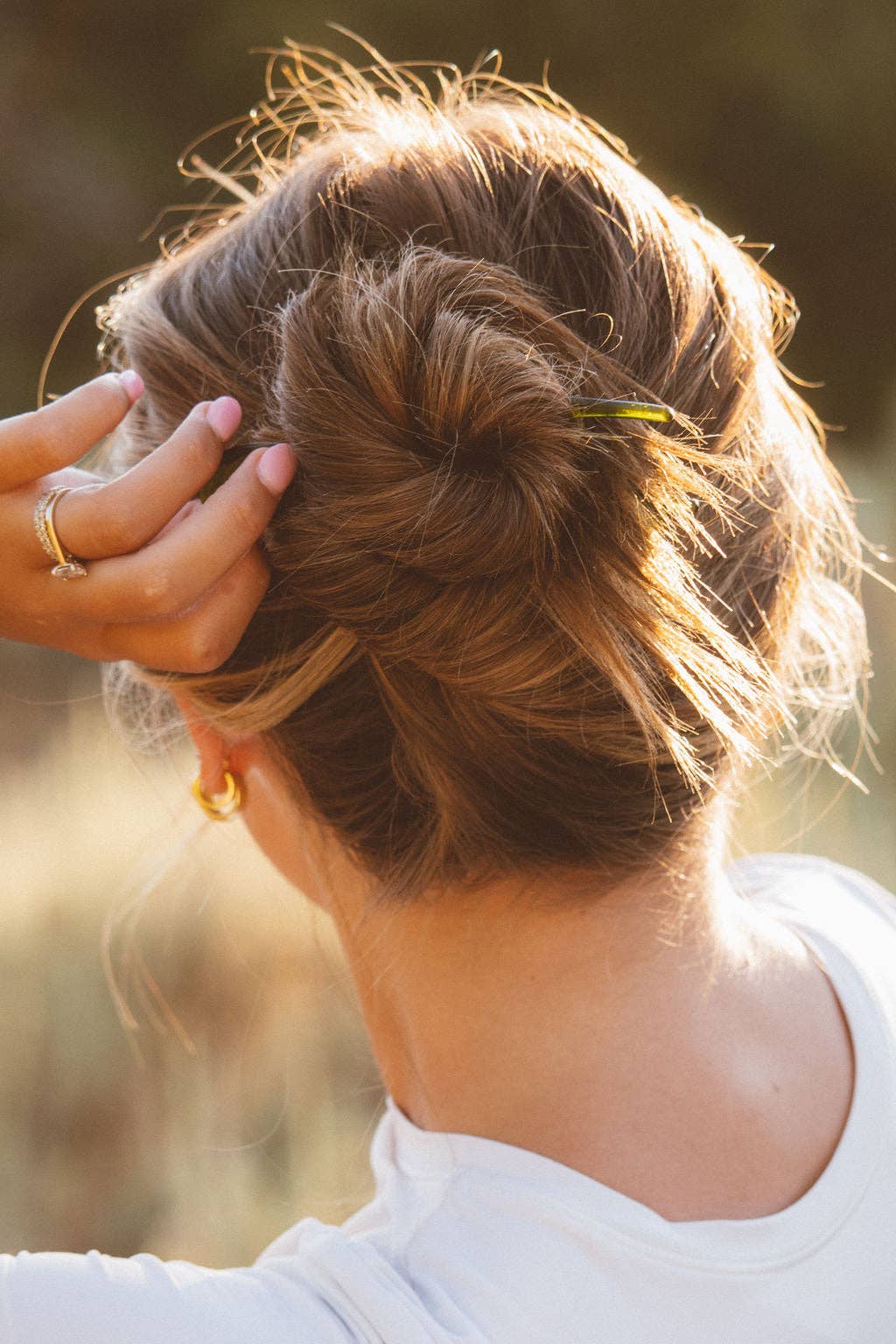 Glossy Wavy Hair Pin
