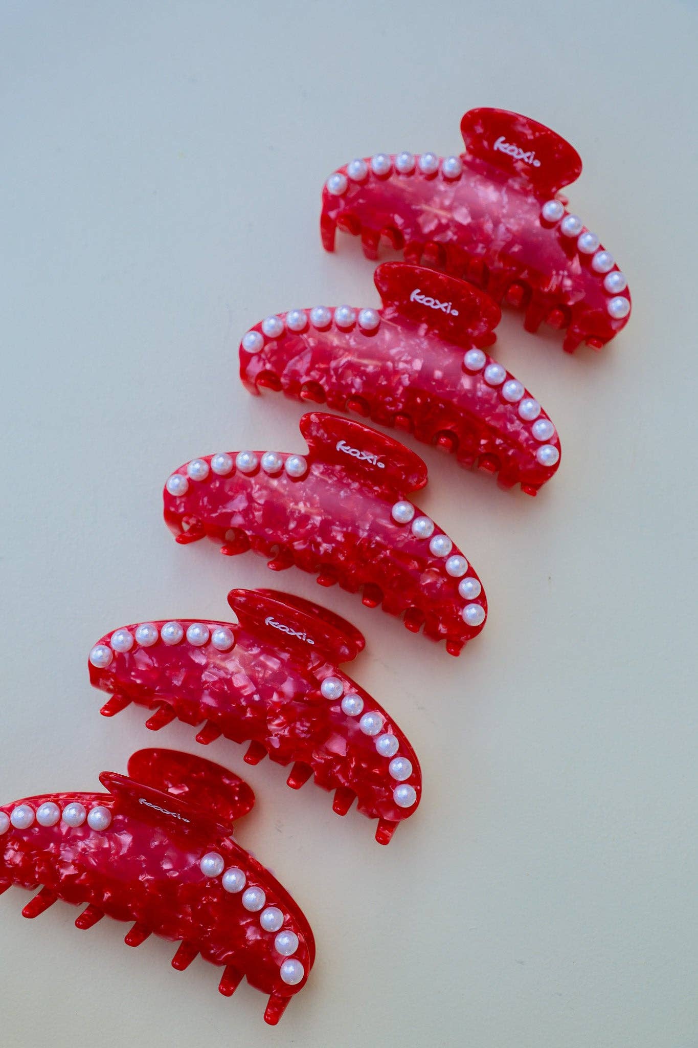 Red Pearl Claw Clip - Proper