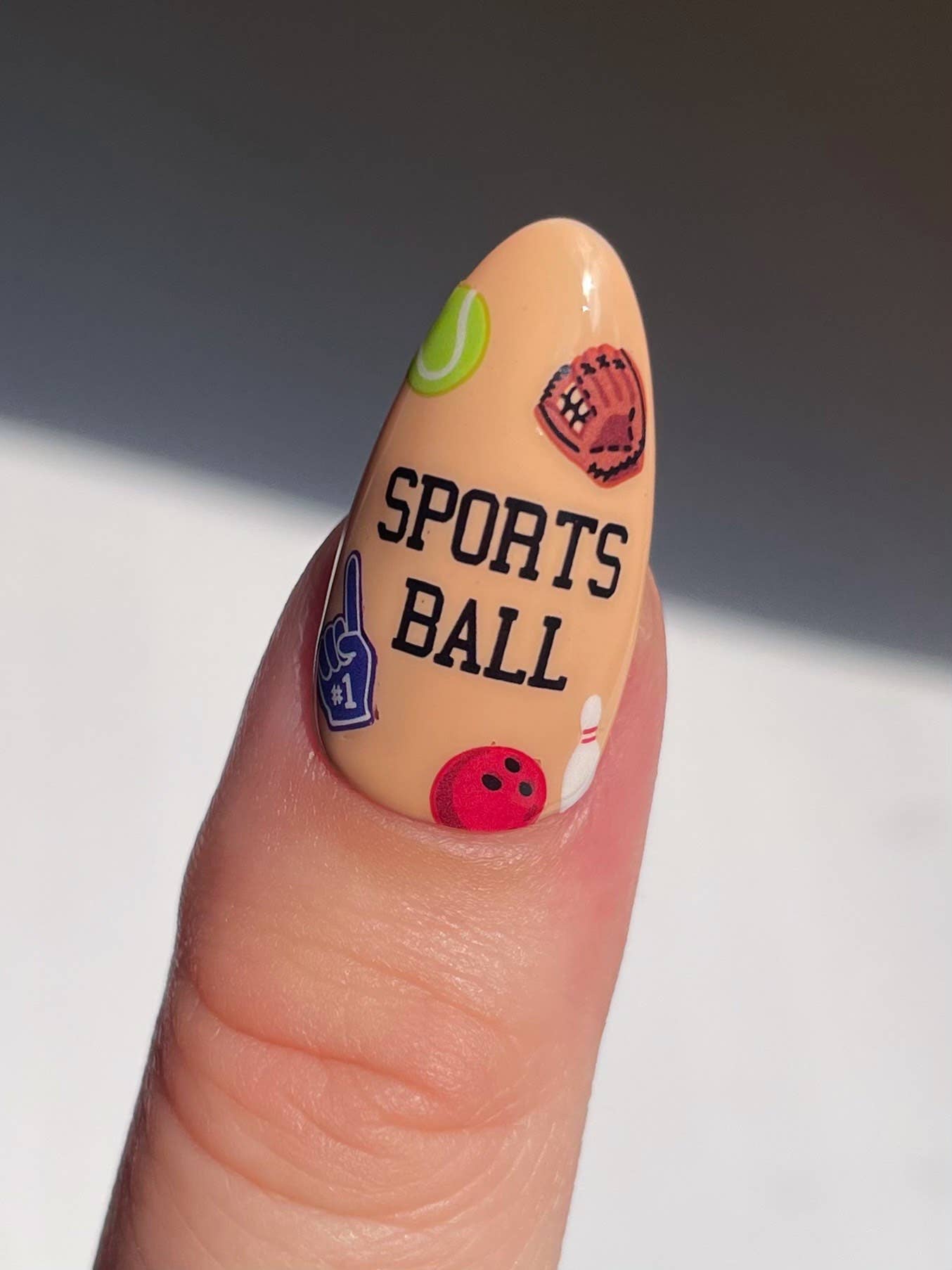 Nail Art Stickers - Sports Ball