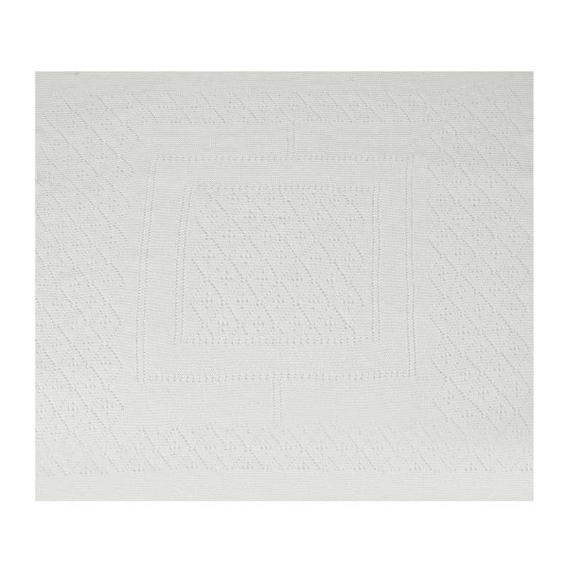 Soft Knit Pointelle Square Triangle Scarf - Proper